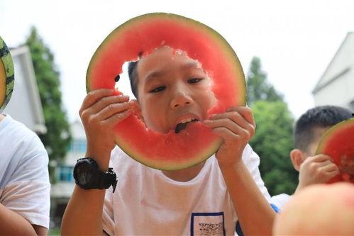 国外吃瓜小朋友,国外小朋友的趣味生活